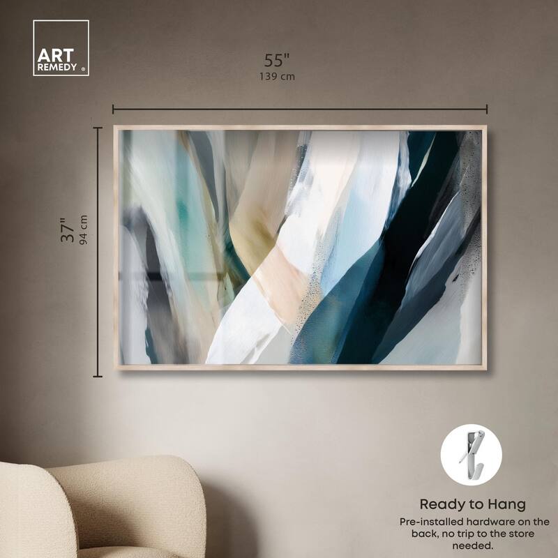 Sweeping Forms II Shadowbox by Art Remedy
