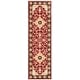 preview thumbnail 26 of 35, SAFAVIEH Handmade Heritage Kassandra Traditional Oriental Wool Rug 2'3" x 10' Runner - Red/Black - Runner