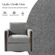 preview thumbnail 34 of 35, HULALA HOME Taresa Modern Barrel-Shaped Rotatable chair