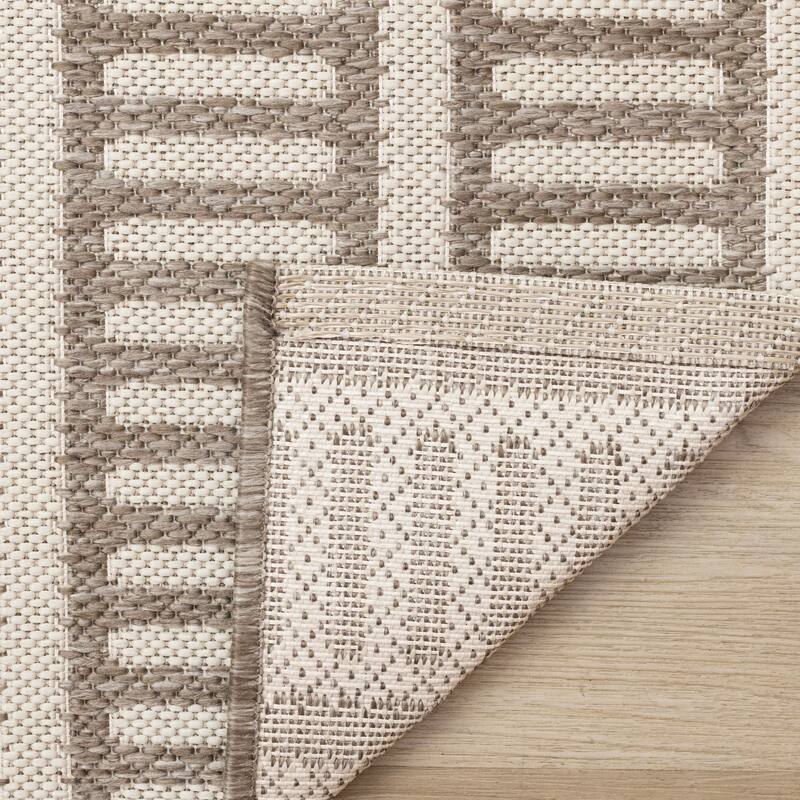 Jackson Collection - Striped Indoor/Outdoor Area Rug
