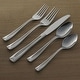 preview thumbnail 5 of 4, Oneida Satin Lincoln 45 Piece Everyday Flatware Set, Service For 8