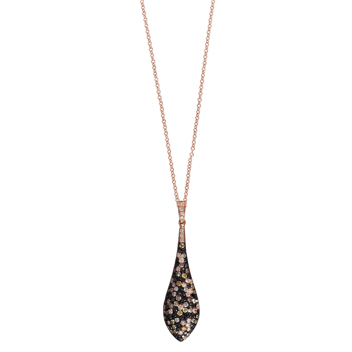 effy black diamond pendant