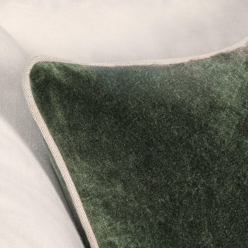 Villa by Classic Home Harriet Velvet Throw Pillow