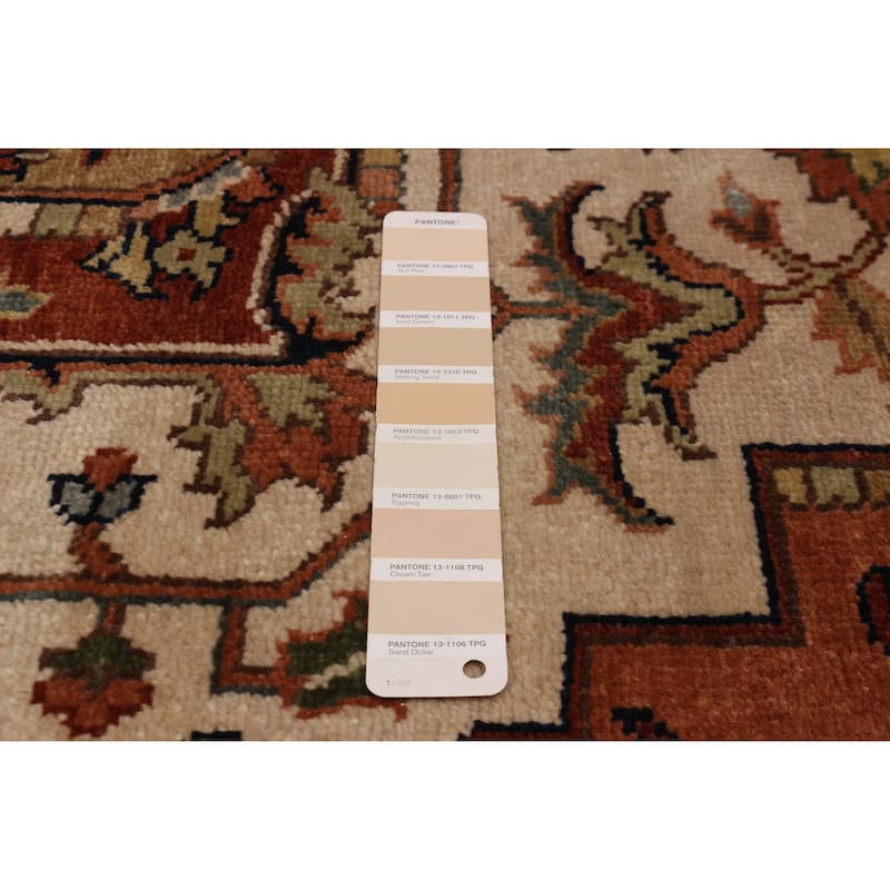 ECARPETGALLERY Hand-knotted Jules Sultane Ivory Wool Rug - 7'10 x 9'10