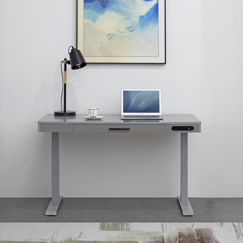 51 In Electric Height Adjustable Standing Desk Overstock