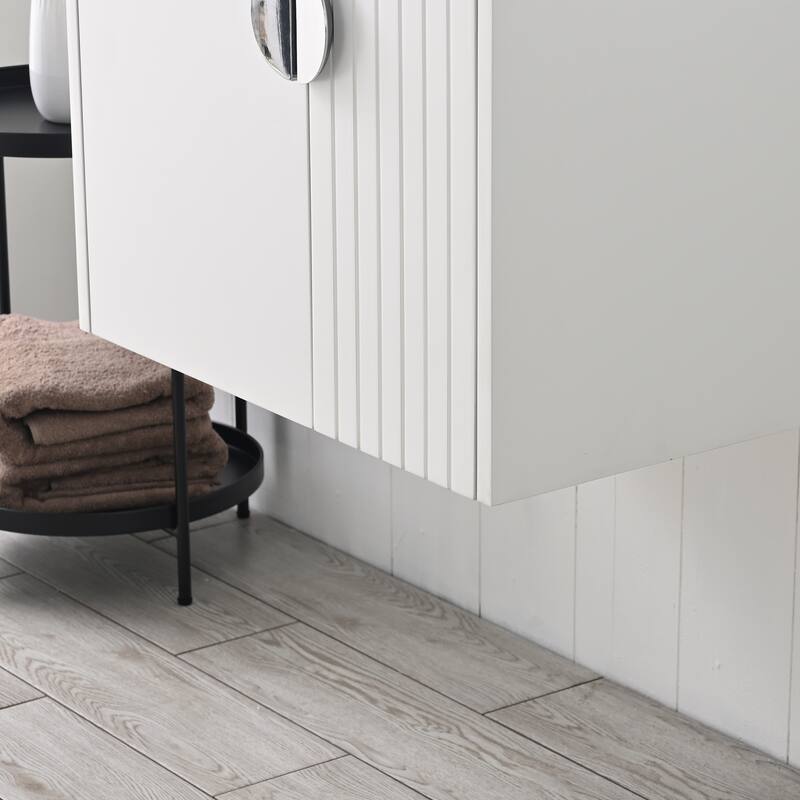 Floating Bathroom Vanity with Sink, Wood Bathroom Vanity Cabinet