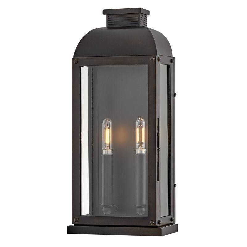 Hinkley Lighting 28834 Tiverton 2 Light 17" Tall Wall Sconce - Oxidized Brass