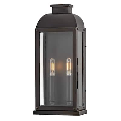 Hinkley Lighting 28834 Tiverton 2 Light 17" Tall Wall Sconce