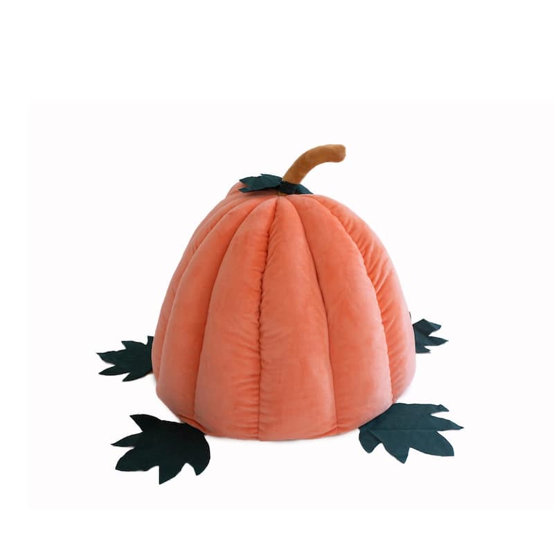 Cat Bed PumpkIn Shape - 20"(L) x 20"(W) x 16"(H)