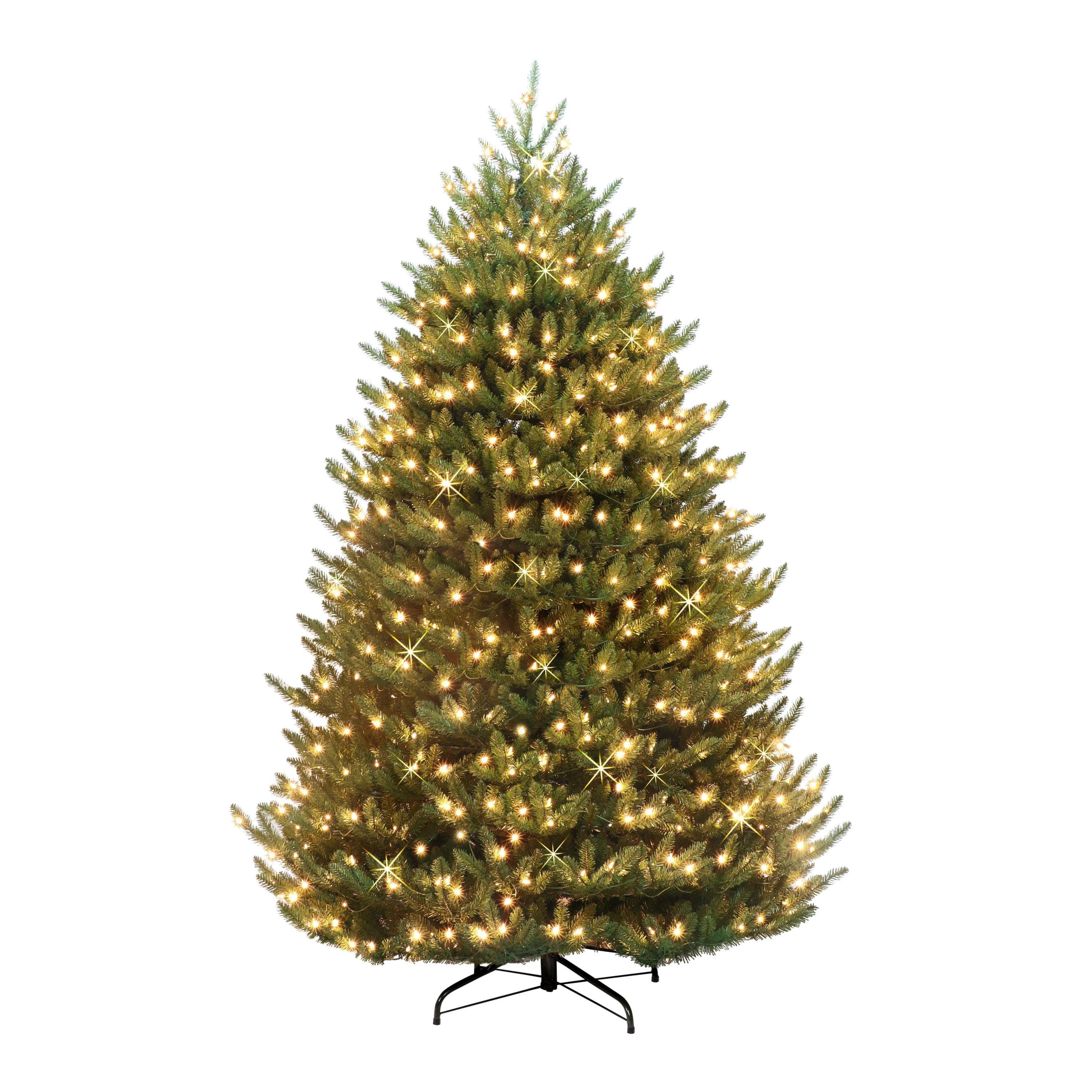 Puleo International 6.5' Pre-Lit Canadian Balsam Fir Artificial Christmas Tree - 6.5