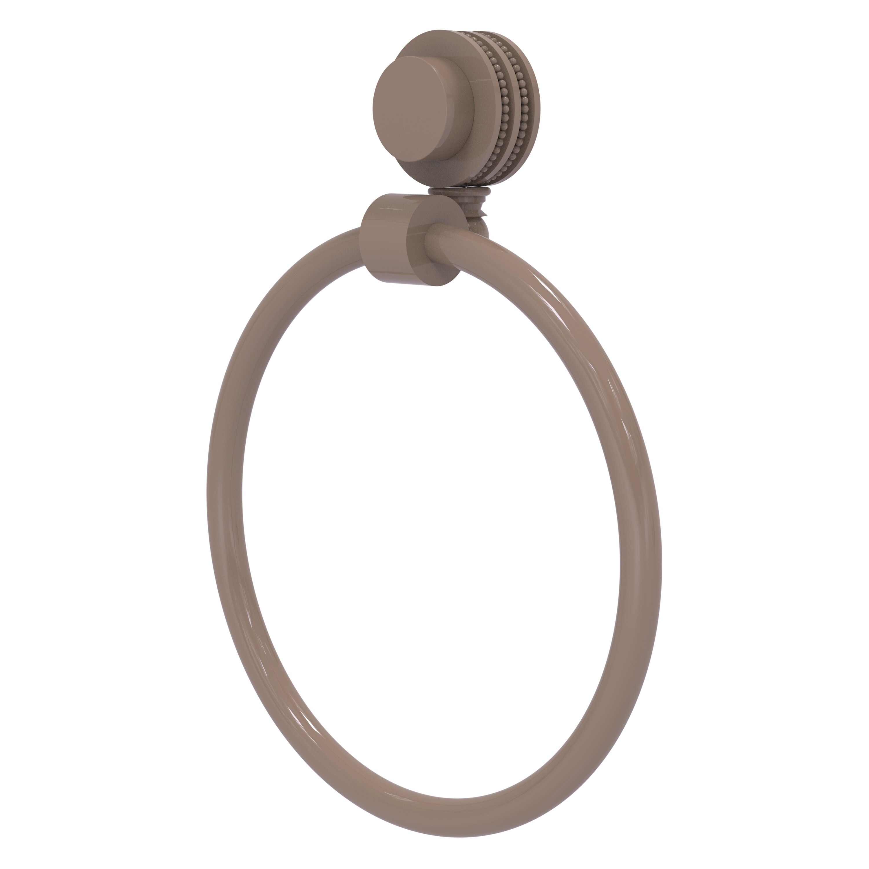 Allied Brass Venus Collection Towel Ring with Dotted Accent