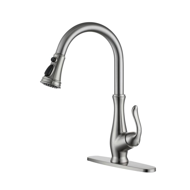 Clihome 3-Function 1 Handle PullDown Sprayer Kitchen Faucet