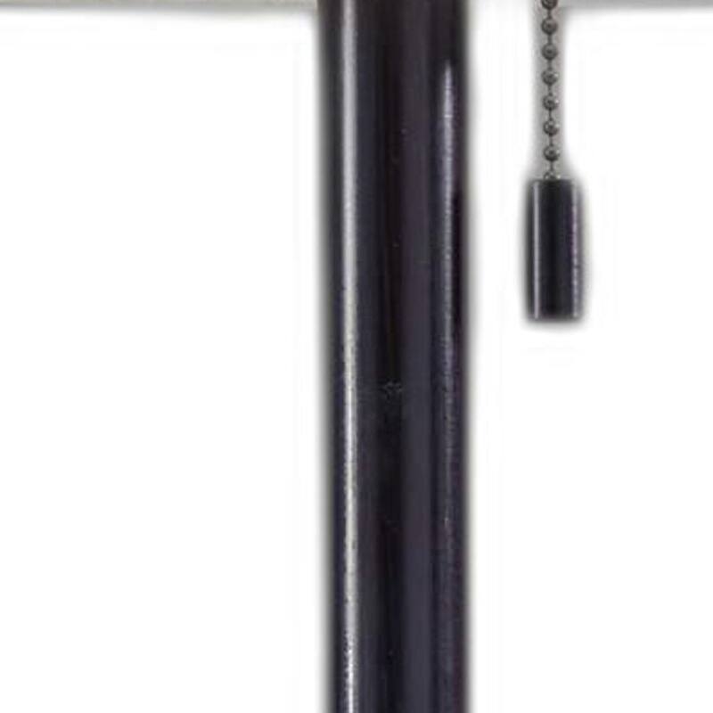 Dark Bronze Metal Table Lamp - 9 x 9 x 22