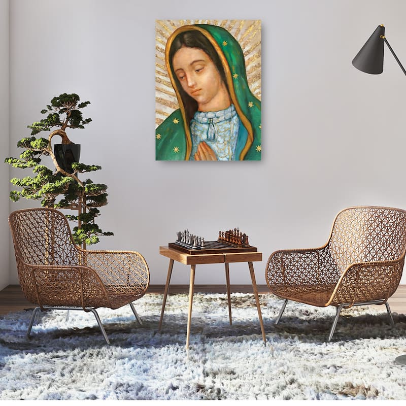 Our Lady Portrait By Studio Arts Canvas Art Print