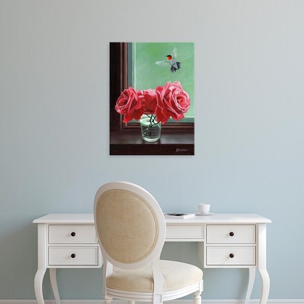 Easy Art Prints Fred Szatkowski's 'Window Shopping' Premium Canvas Art