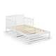 preview thumbnail 5 of 27, Wooden Toddler Bed, 53 x 29.5 x 24.50 Inch Crib, Stylish Style for Kids Bedrooms