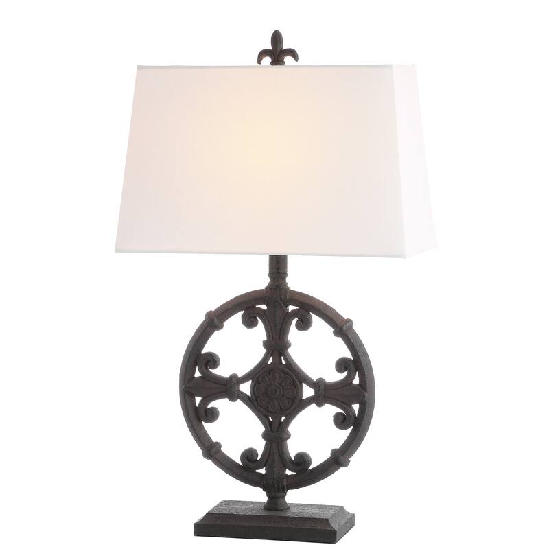 SAFAVIEH Lighting 28-inch Waylon Iron LED Table Lamp (Set of 2) - 16"W x 9"D x 28"H