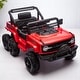 preview thumbnail 22 of 36, 12V Kids Electric Ride-On Car with truck car Remote Control, 4 Motors, Bluetooth, LED& Power Display - Battery Powered Vehicle