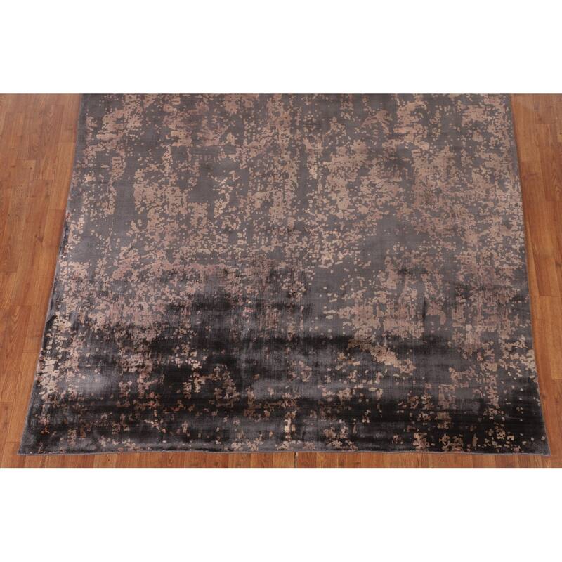 Modern / Abstract Oriental Area Rug Handmade Wool Carpet - 6'6"x 9'4"