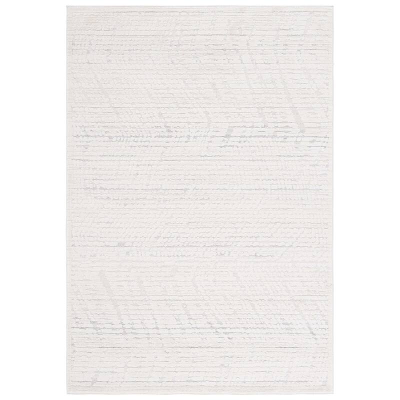 SAFAVIEH Elmhurst Lima Modern & Contemporary Rug - 5'3" x 7'6" - Ivory/Grey