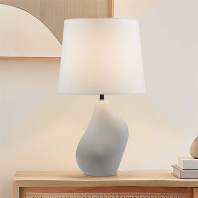 Ceramic Table Lamp with Handles