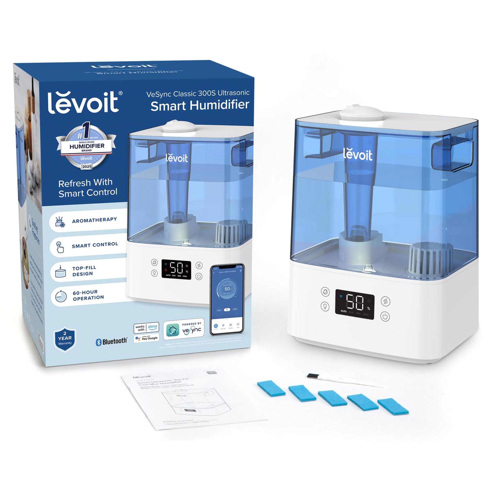 Levoit 1.58 gal 215 Sq Ft Digital Ultrasonic Humidifier