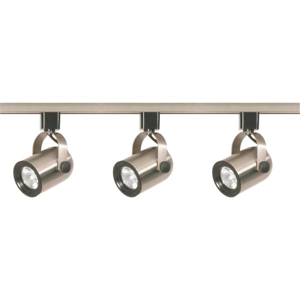 Nuvo Lighting TK354 3-Light 3-3/4" Wide H-Track Track Kit - Brushed nickel - N/A