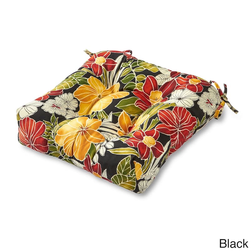 Aloha Floral Outdoor Chair Cushion by Greendale Home Fashions