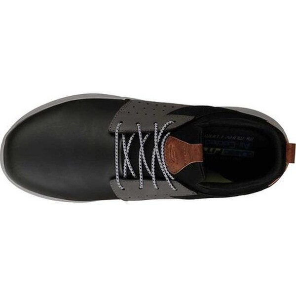 skechers men's delson axton slip on trainers