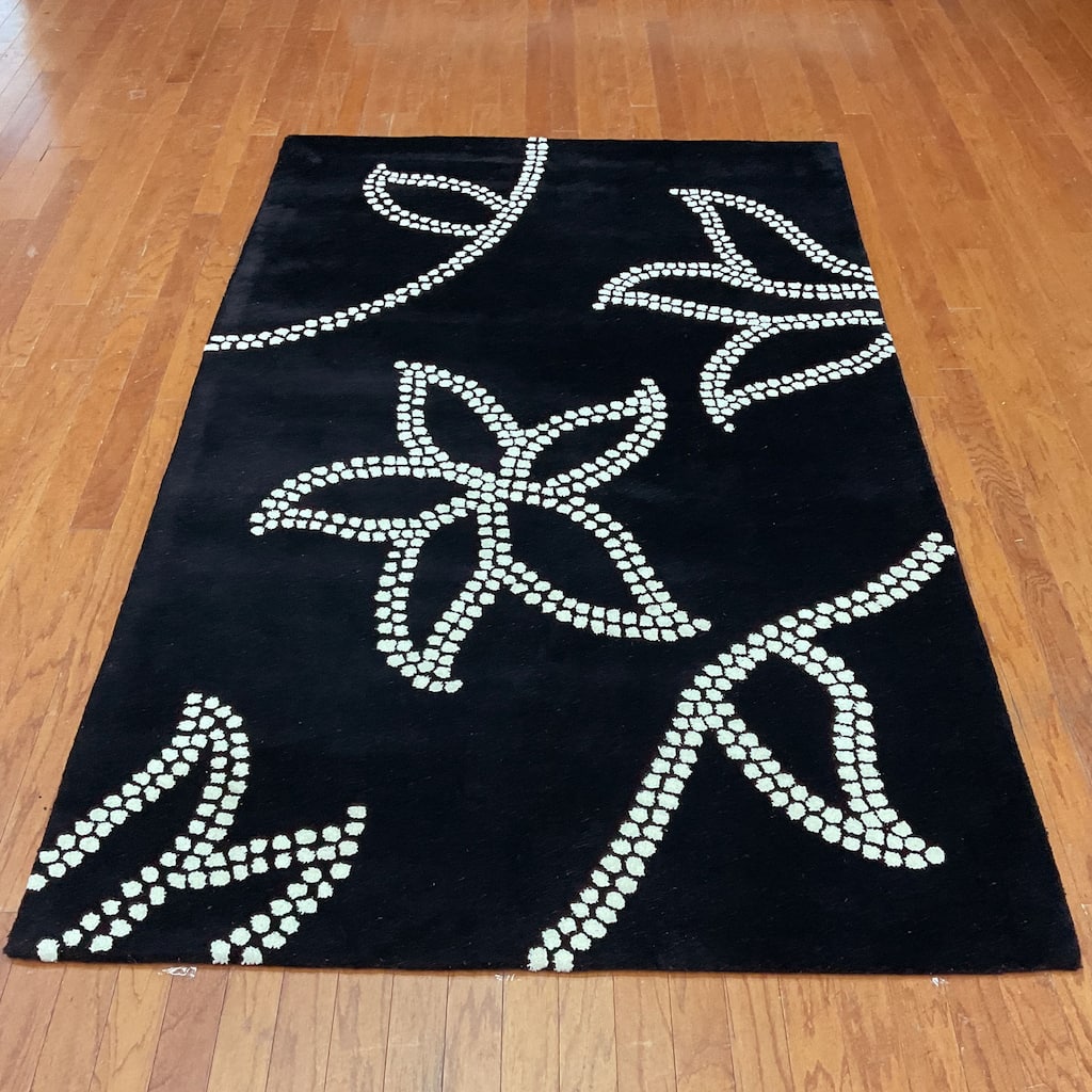 HERAT ORIENTAL Handmade Dotted Floral Tibetan Wool Rug Collection