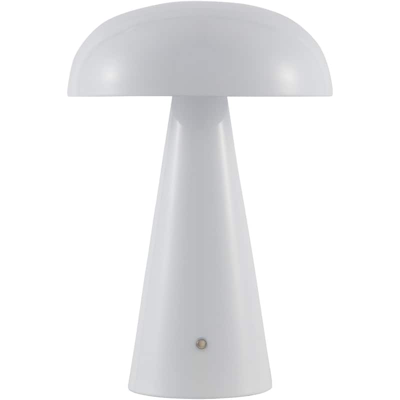 Livabliss Umbra Modern Accent Table Lamp - 12"H x 8"W x 8"D - White