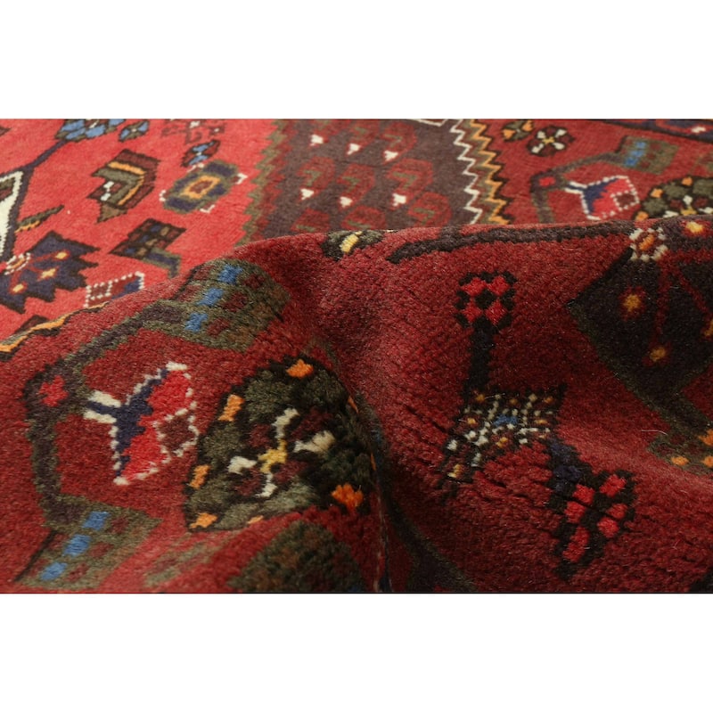 ECARPETGALLERY Hand-knotted Andelz Red Wool Rug - 3'3 x 5'6