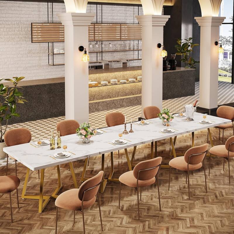Square Dining Table Set, Industrial Dinner Table with Metal Base for Bar, Coffee Shop, Resturant