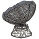 preview thumbnail 3 of 30, Papasan Swivel Patio Lounge Chair