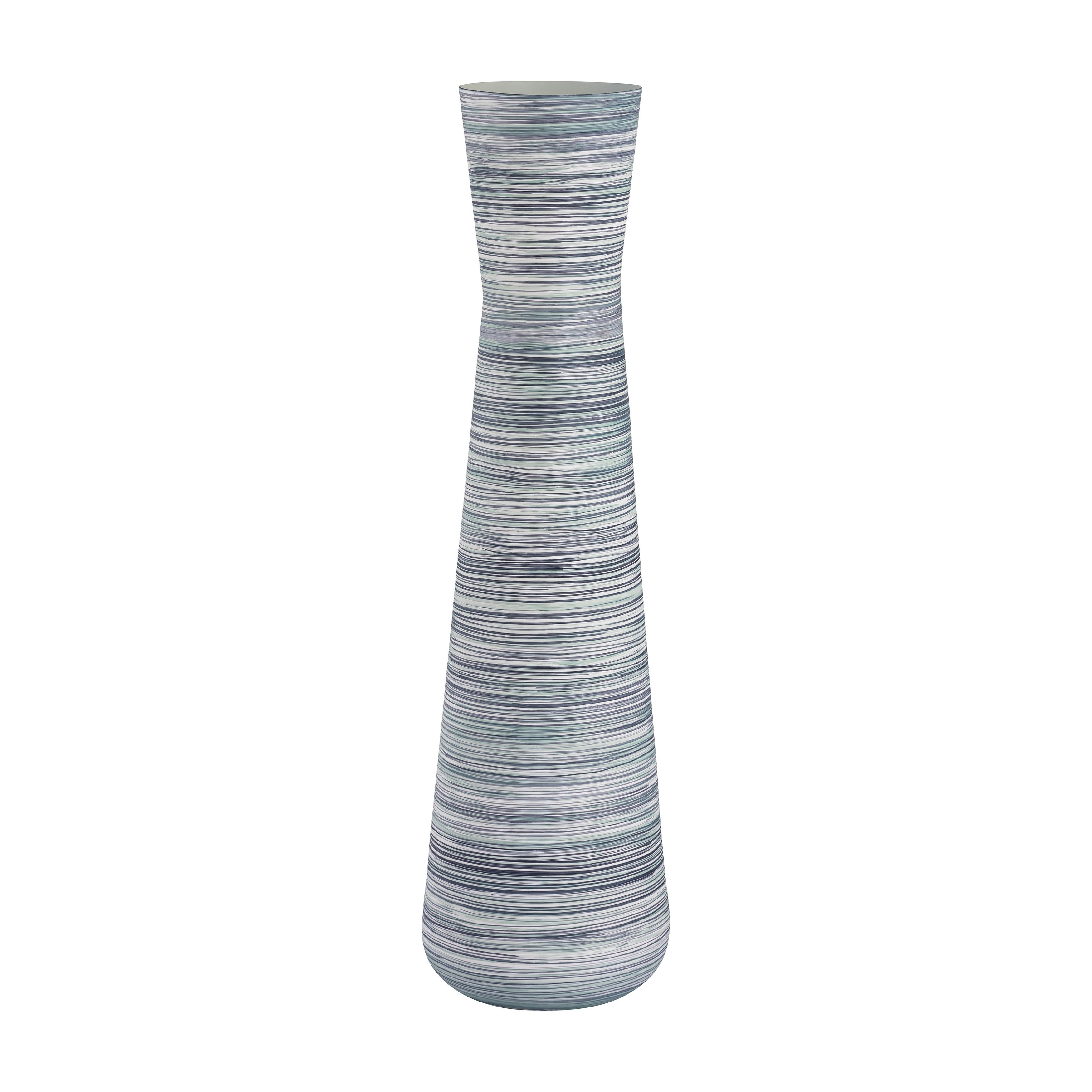 Atlas Adler Metal Cylindrical Vase