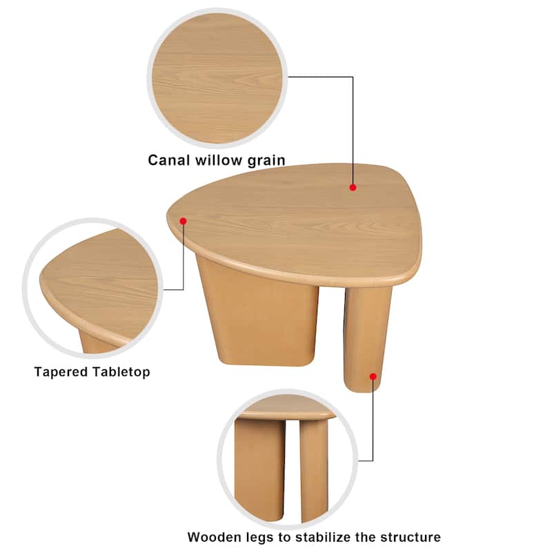 Tapered Tabletop Side Table