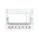 preview thumbnail 22 of 32, Twin Over Full Rubber Wood Bunk Bed with Trundle