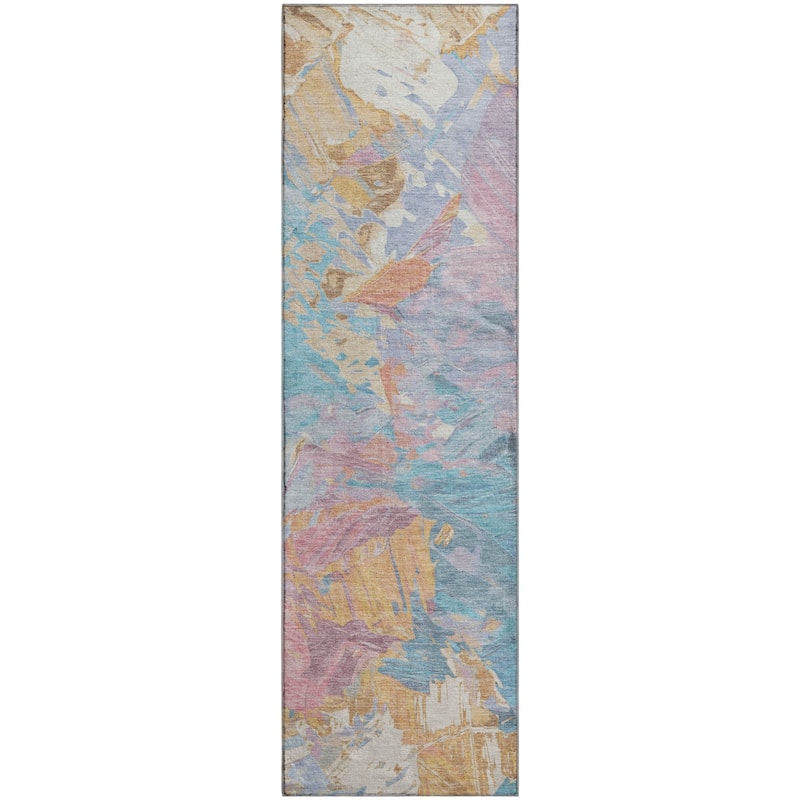 Premium Washable Super Soft Modern Brushstrokes Mayfield Rug