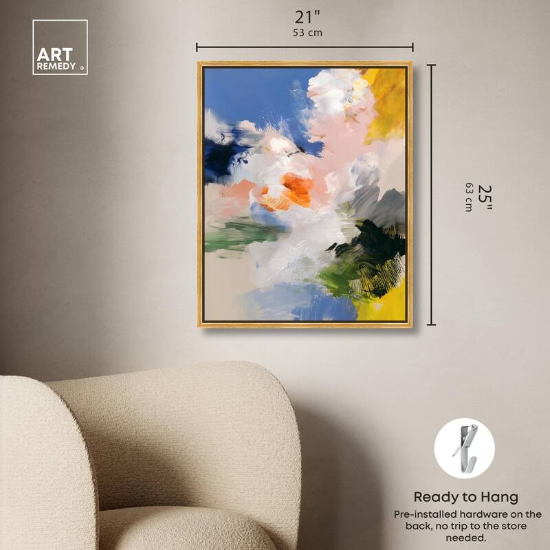 Clouds and Color I Canvas by Art Remedy