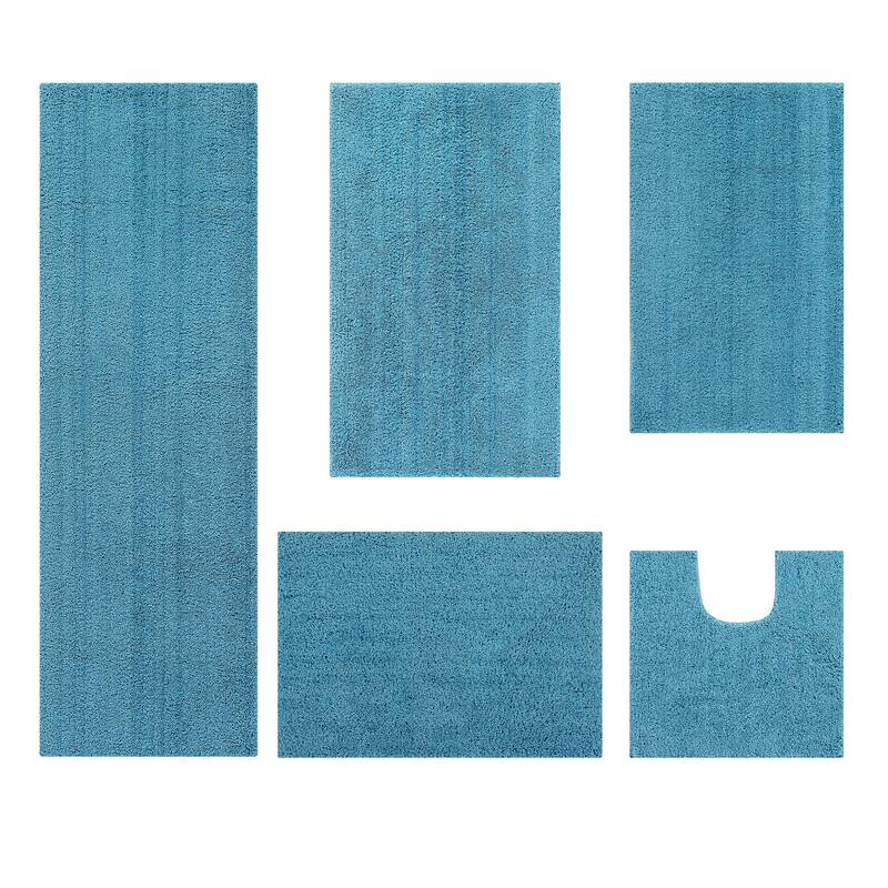 Better Trends Bath Rug 100% Micro Polyester Tufted Anti-Skid Latex Backing Bathroom Rugs for Shower, Sink Bath Mats Micro Plush