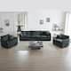 Option Gray 3-Seater Sofa+Accent Chairs*2