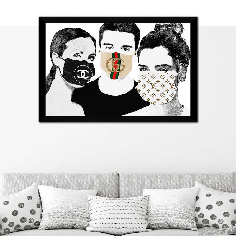 "Masked Couture" by Jodi Print on Acrylic