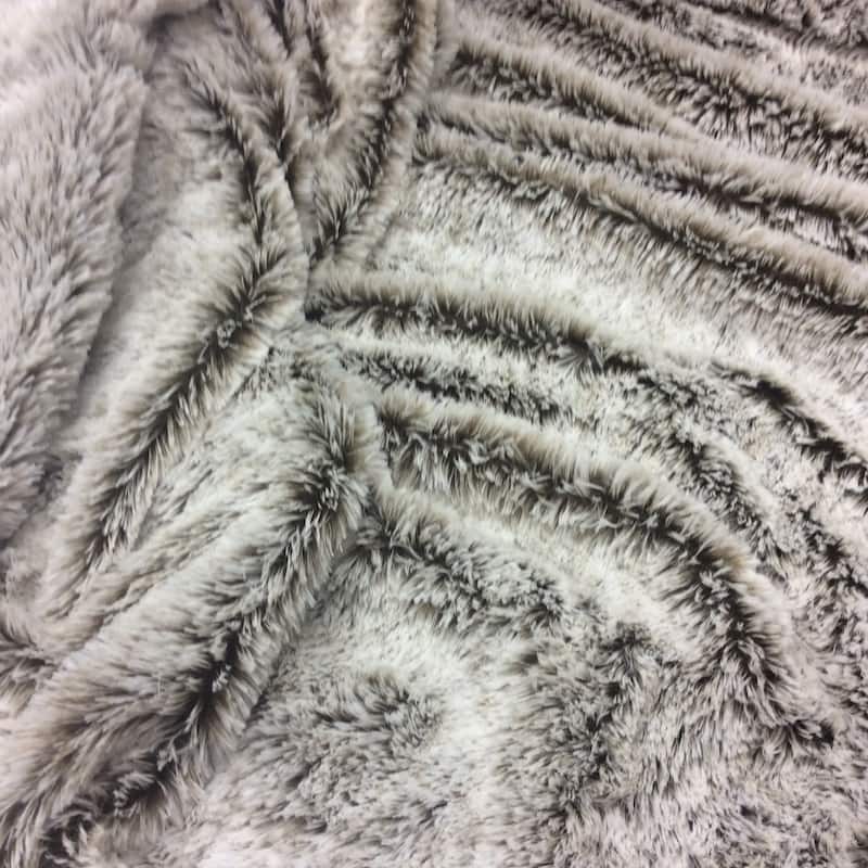 Faux Fur Thick Reversible Accent Throw Blanket
