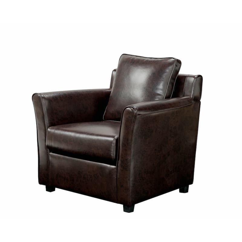 Golt Contemporary Flared Arm Padded Club Chair by Furniture of America