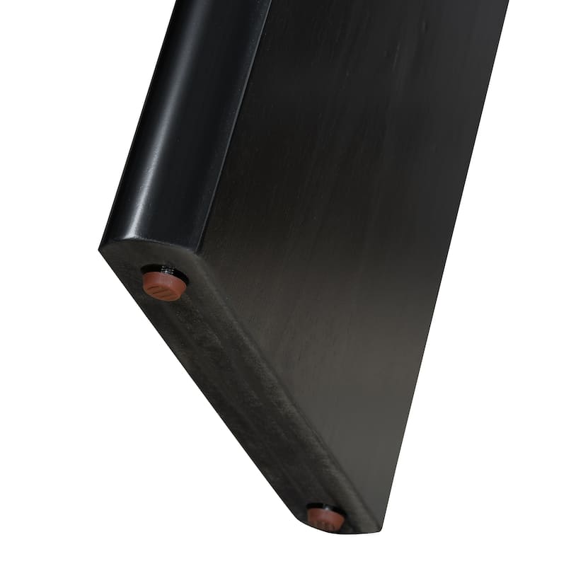 Sleek Console Table with Rounded Edges and Sturdy Shelf Design for Modern Living Spaces