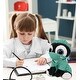 preview thumbnail 6 of 4, DolliBu Large Penguin Sparkle Eyes Doctor Plush with Uniform and Cap - 8 inches