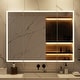 preview thumbnail 9 of 16, Sleek Anti-Fog Bathroom Medicine Cabinet with Dimmable LED Lights - 45.9"