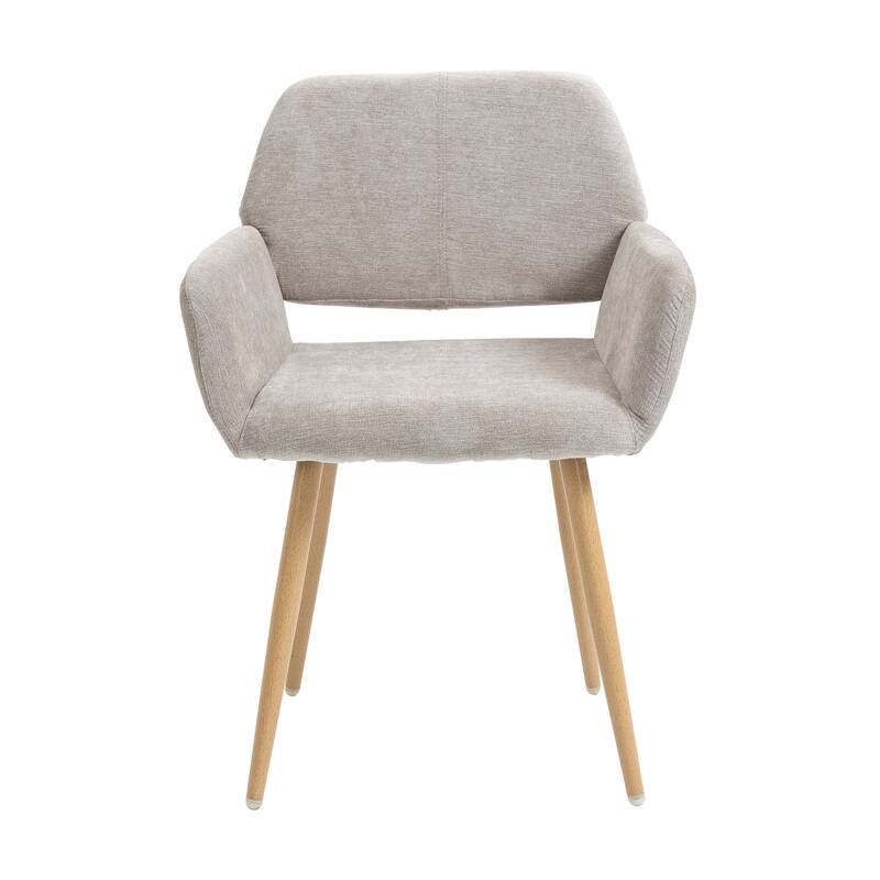 Upholstered Desk Chair No Wheels
