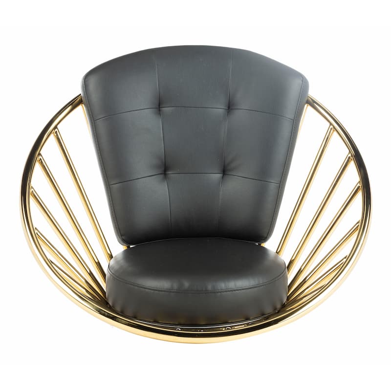 SAFAVIEH Home Nina Hoop Chair - 30"W x 24"D x 29"H