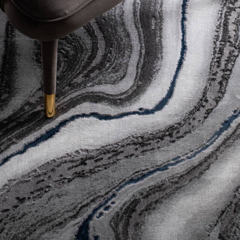 SAFAVIEH Craft Clytie Modern Abstract Marble Pattern Rug